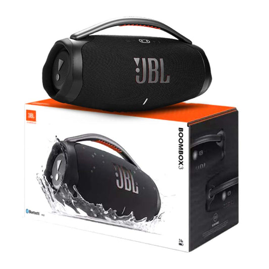JBL Boombox 3 Black Portable Bluetooth Speaker IP67 24 Hour Playtime
