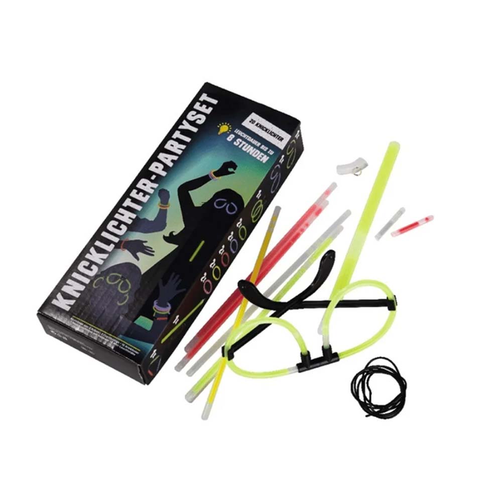 20 Piece Multicolor Glow Stick Party Set