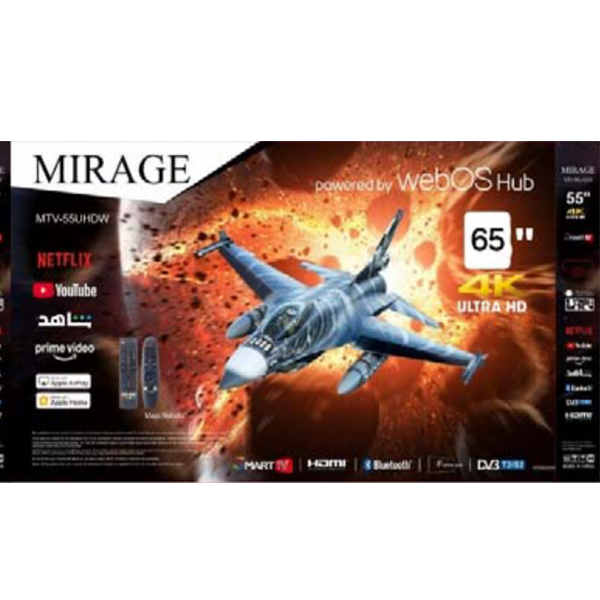 Mirage Smart LED TV webOS Frameless with Magic Remote & Bluetooth