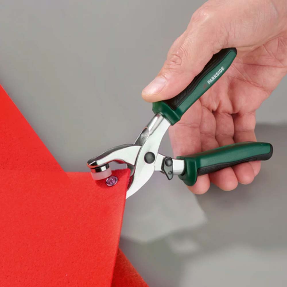 PARKSIDE Revolving Hole Punch Pliers with 6 Hole Sizes