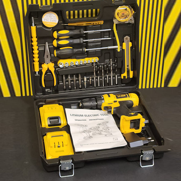 Professional 4200 Cordless Screwdriver Set with Metal Gearbox – 30‑Piece Master Kit for Repair and Disassembly