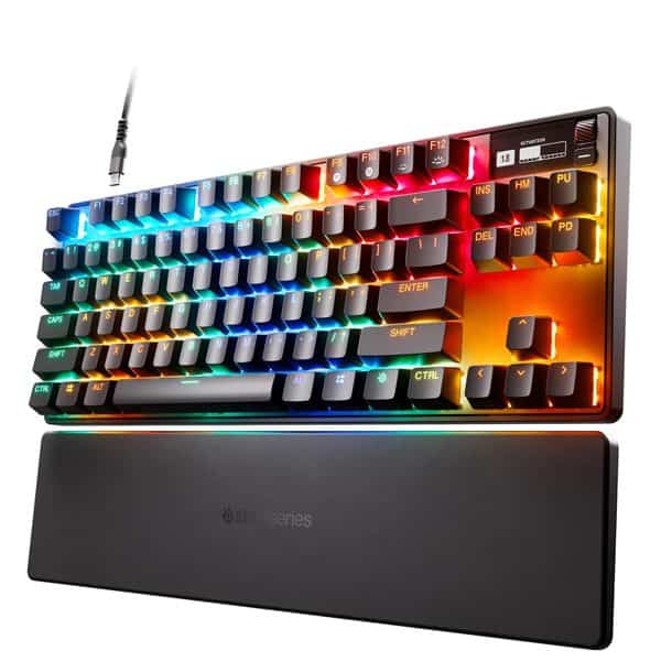 لوحة مفاتيح الألعاب الميكانيكية السلكية SteelSeries Apex Pro TKL "علبة مفتوحة"