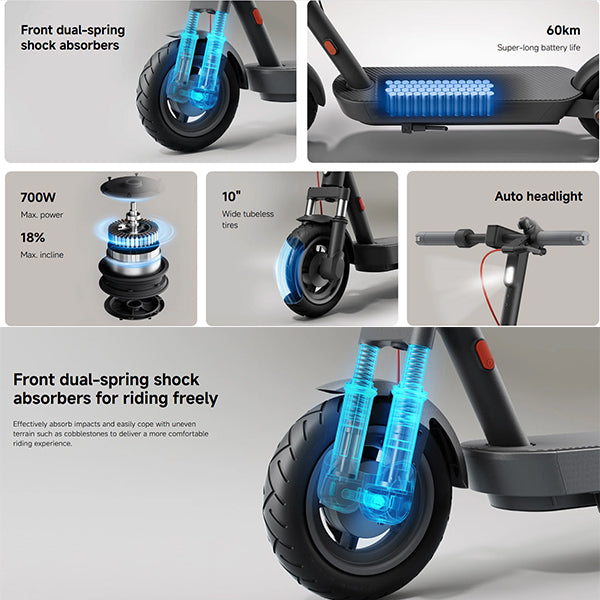 Xiaomi Electric Scooter 5 – 700W Max Power, Up to 25km Range, Smart App Control