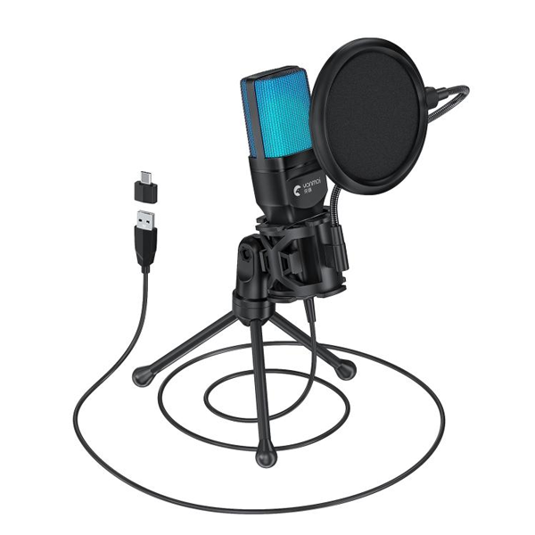 Yanmai SF-777R RGB Desktop Microphone for Mobile and PC