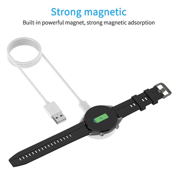 شاحن قاعدة ساعة ذكية لهواوي GT GT2 GT2e / هونر ماجيك 2 شاحن كابل شحن USB بطول 120 سم قاعدة شحن مغناطيسية