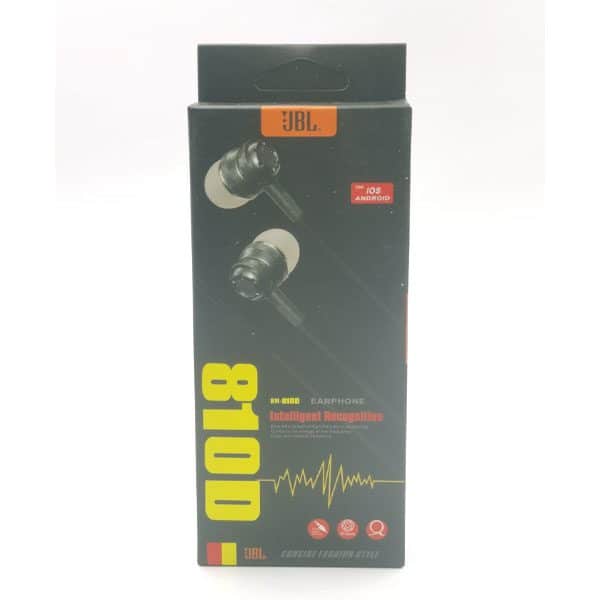 سماعات أذن JBL سلكية مقلدة بميكروفون ومقبس 3.5 ملم