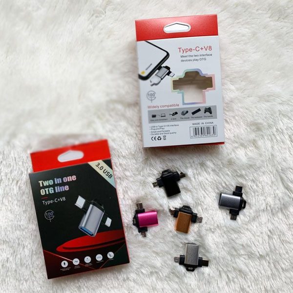 OTG 2 في 1 USB 3.0 مايكرو/تايب سي
