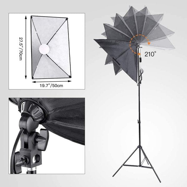 85W Professional Photography Softbox Studio Light