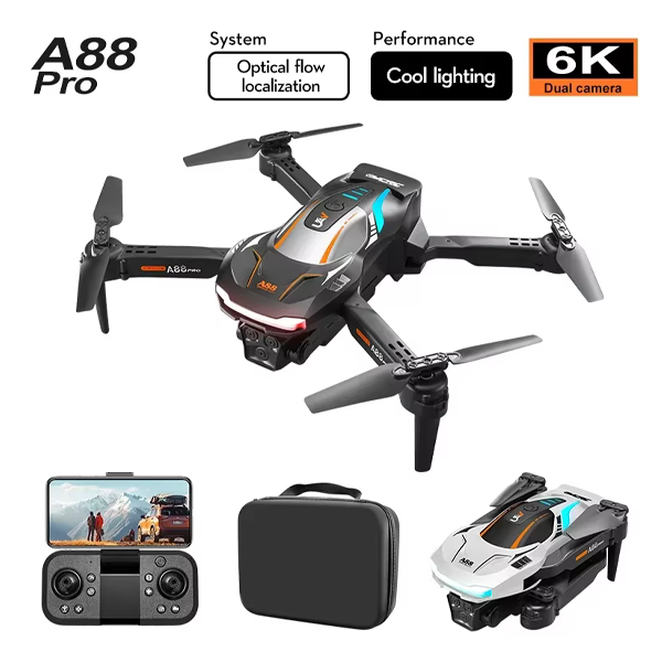 A88 Optical Flow Drone Dual Camera Foldable Quadcopter