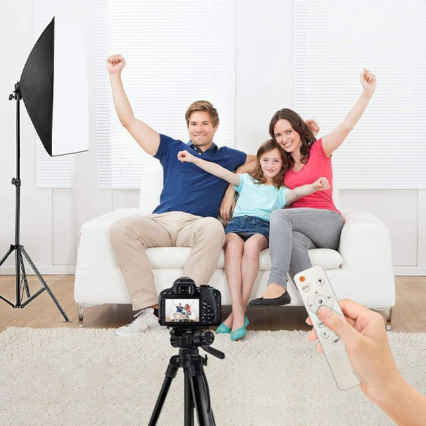 Adjustable Softbox Studio Light Stand for Photography