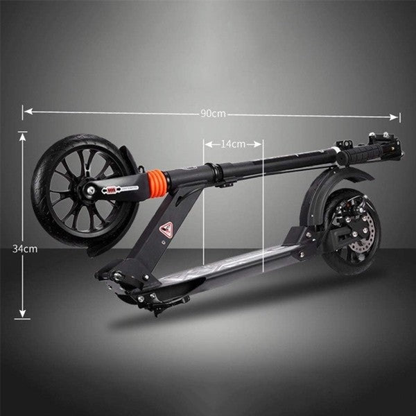 Portable Lightweight Kick Scooter for Adults, Teens & Kids – Foldable with Adjustable Handlebar and Suspension