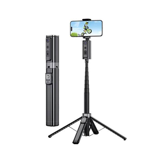 Auto AI Face Tracking Camera Phone Holder 360° – Smart Shooting Stand for Smartphones