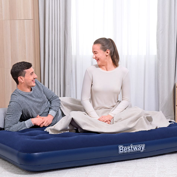 Bestway Double Air Bed 191 x 137 x 22 cm Inflatable Air Mattress for 2 People