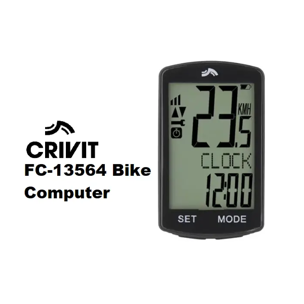 CRIVIT Bicycle Computer – Bike Speedometer & Cycling Performance Tracker