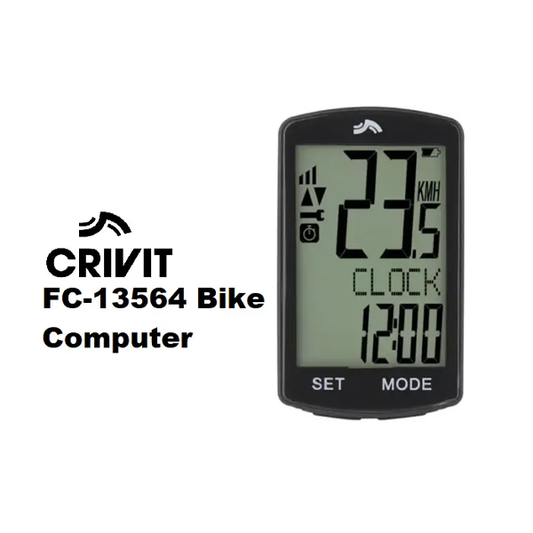 CRIVIT Bicycle Computer – Bike Speedometer & Cycling Performance Tracker