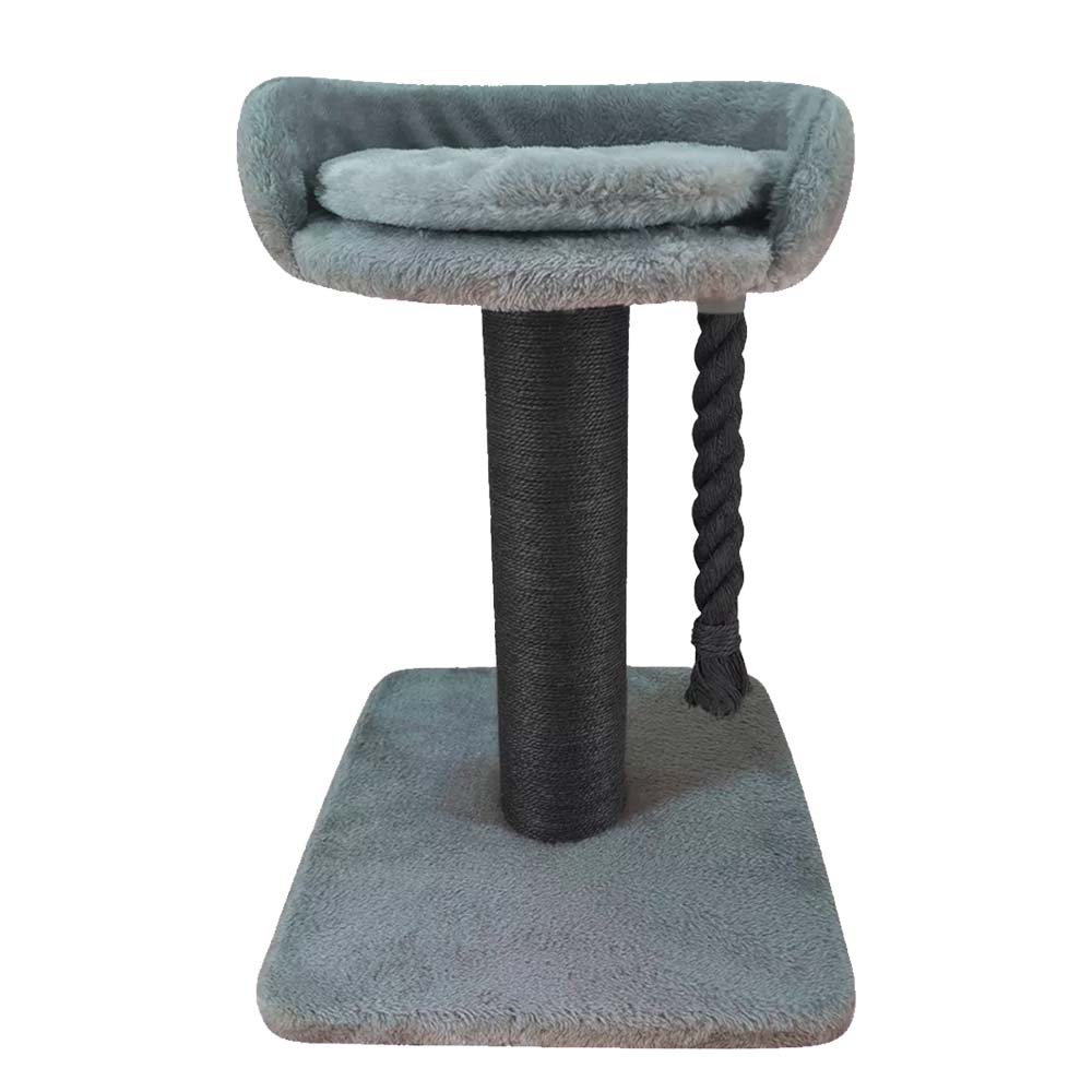 TRIXIE Klara XXL Cat Tree 39.4" – Heavy Duty Scratching Post with Cosy Bed (Grey)