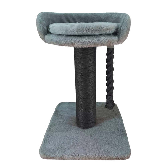 TRIXIE Klara XXL Cat Tree 39.4" – Heavy Duty Scratching Post with Cosy Bed (Grey)