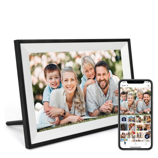 10.1" Smart Wi-Fi Digital Photo Frame – Touchscreen with App Control & Auto-Rotation