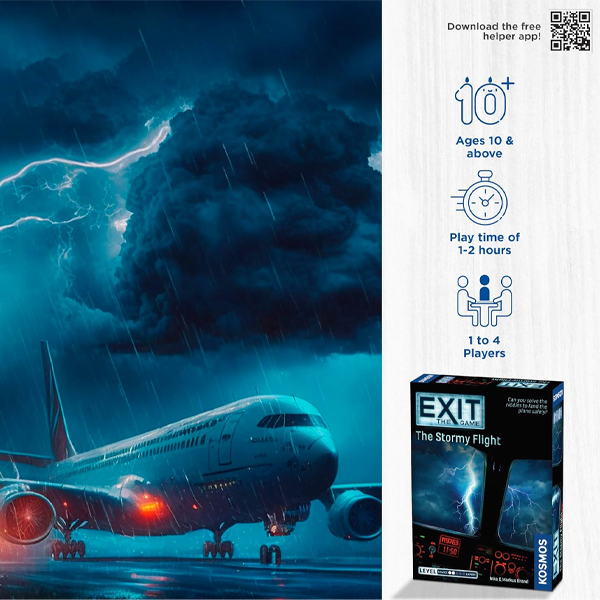 EXIT The Game – The Stormy Flight Escape Room Card Game
