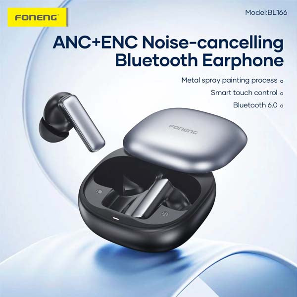 Foneng BL166 ANC+ENC Noise Cancelling TWS Wireless Earbuds