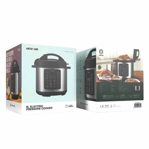 Green Lion 6L Electric Pressure Cooker