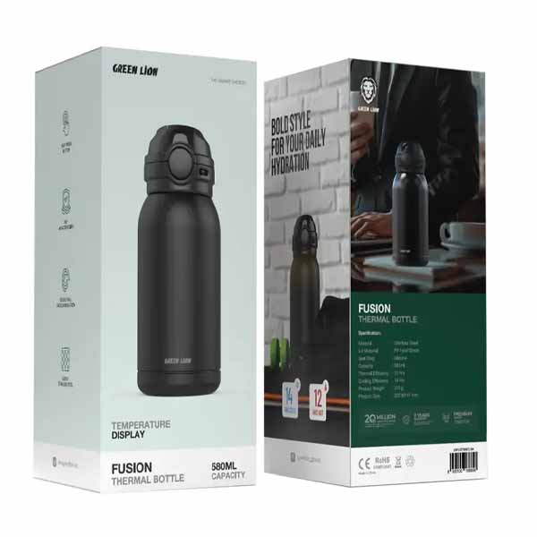 Green Lion Fusion Thermal Bottle – Double-Wall Vacuum Insulated Stainless Steel