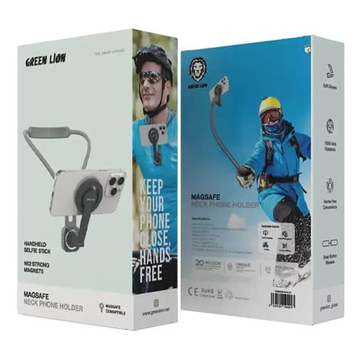 Green Lion MagSafe Neck Phone Holder – Effortless Hands-Free Freedom