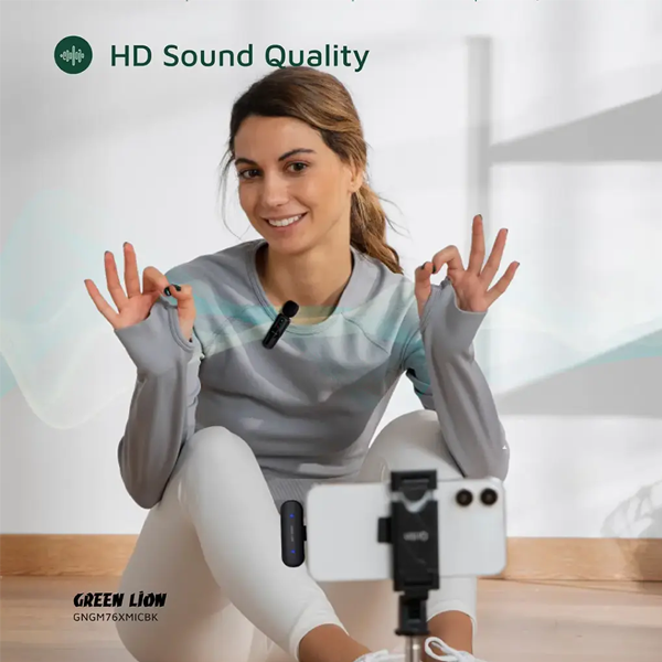 Green Lion Noise Cancellation Microphone – 3 Level USB Desktop Mic