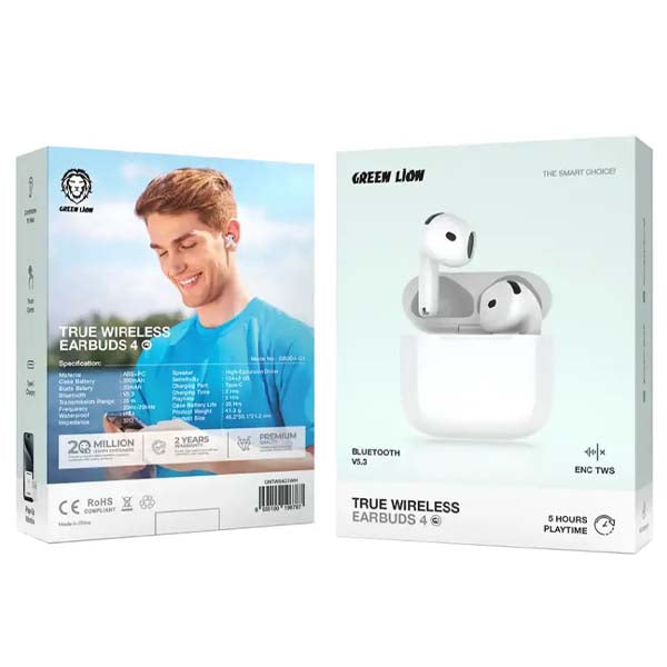 Green Lion True Wireless Earbuds 4 G1