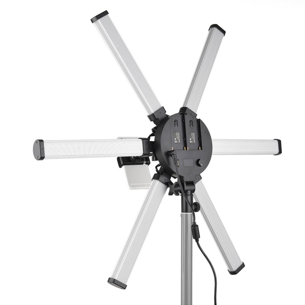 HD-60X RGB Floor LED Fill Light with Tripod & Phone Holder
