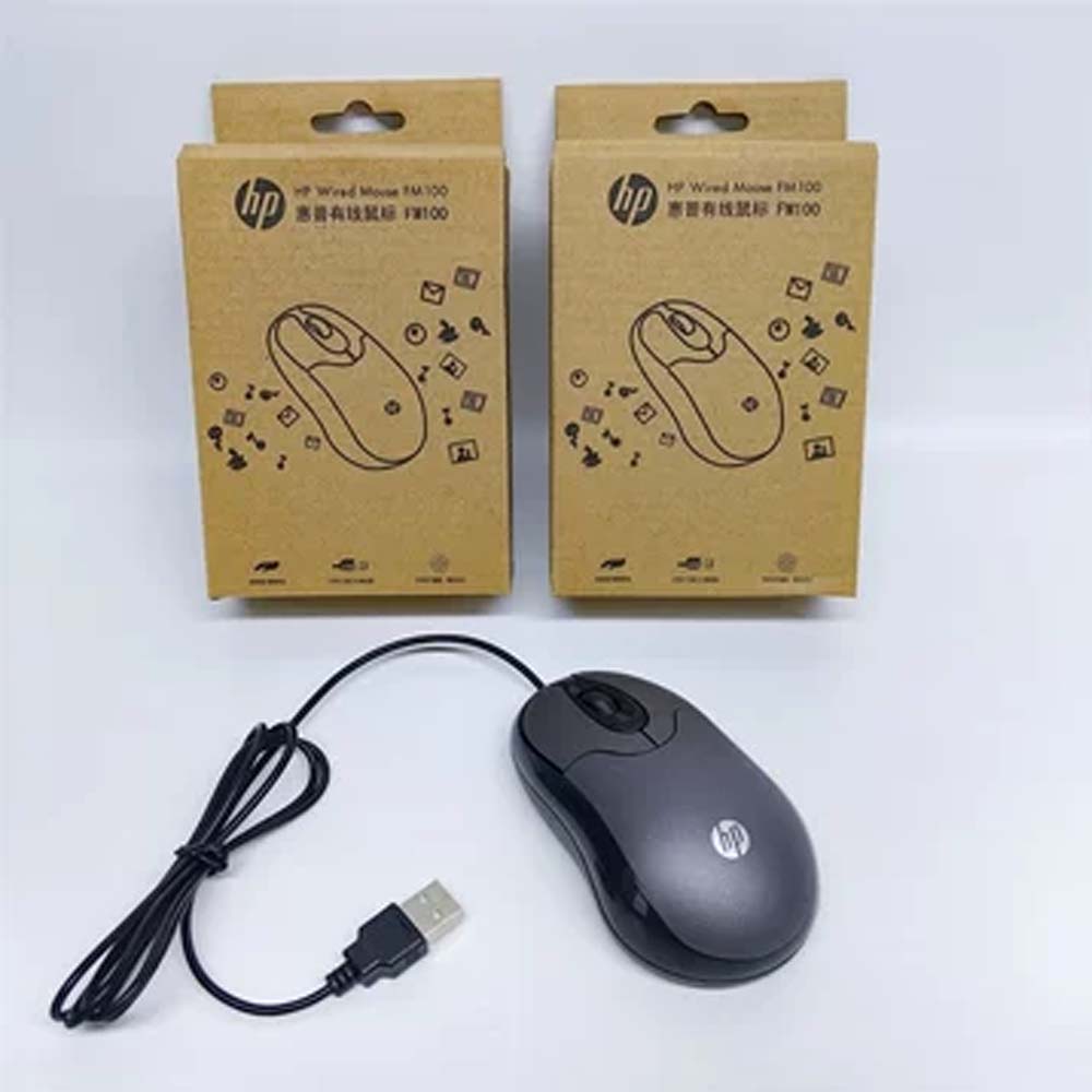 HP 100 Wired Mouse