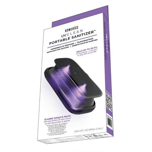 HoMedics UV-Clean Phone Sanitizer – Portable UV-C Disinfection in 1 Minute