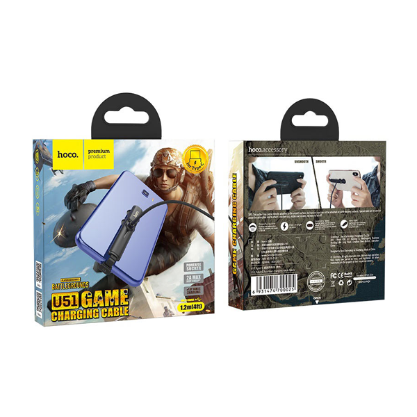 Hoco U51 Lightning Charging Cable with Suction Cup