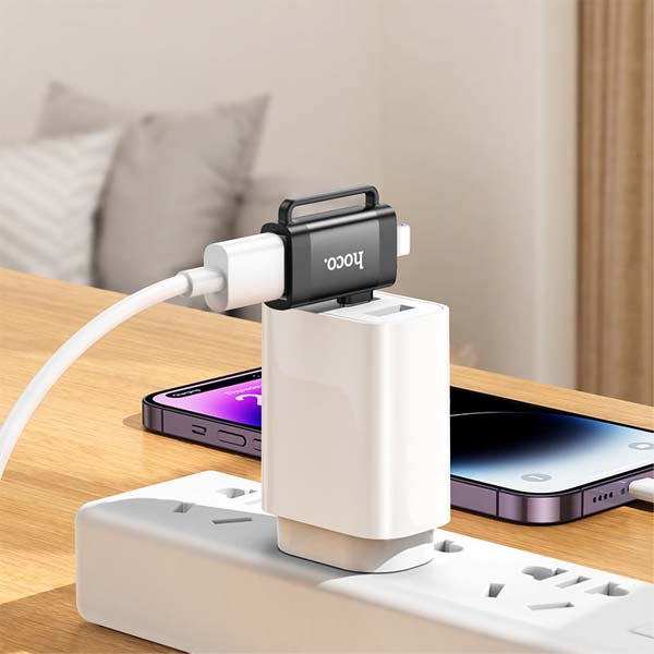 Hoco UA31F Lightning & Type-C to USB Adapter OTG Converter
