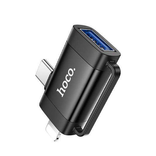 Hoco UA31F Lightning & Type-C to USB Adapter OTG Converter