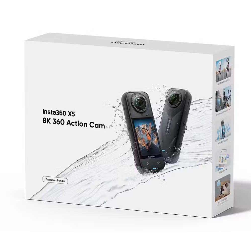 Insta360 X5 8K 360 Degree Action Camera Box