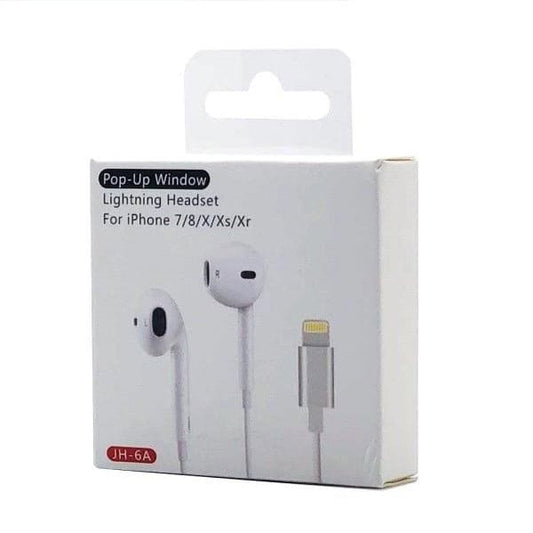 JH-6A Lightning Earphone Headset for iphones Pop-up window