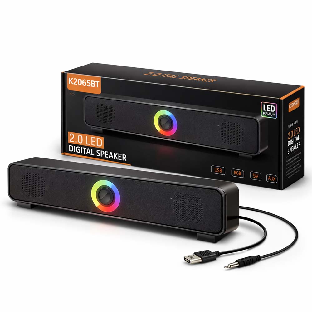 K2065BT Bluetooth AUX USB Powered Computer Speaker