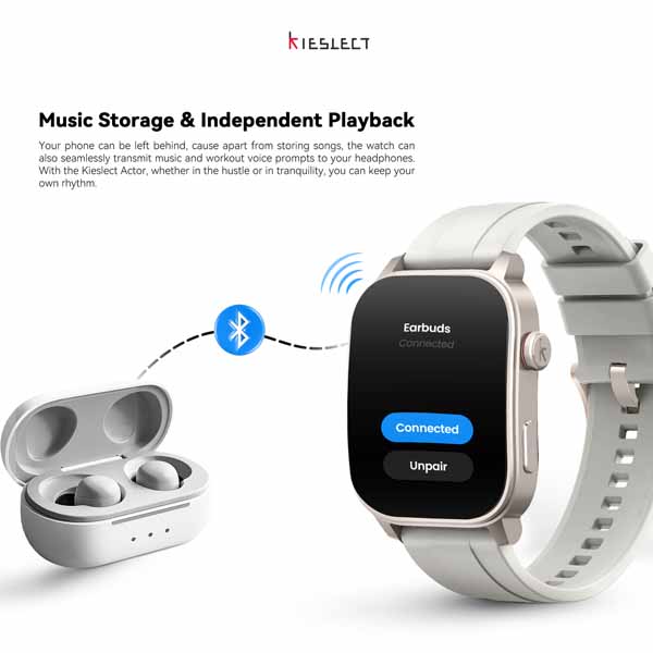 Kieslect KS3 Elite – GPS Smartwatch with HD Calling & Fitness Tracking