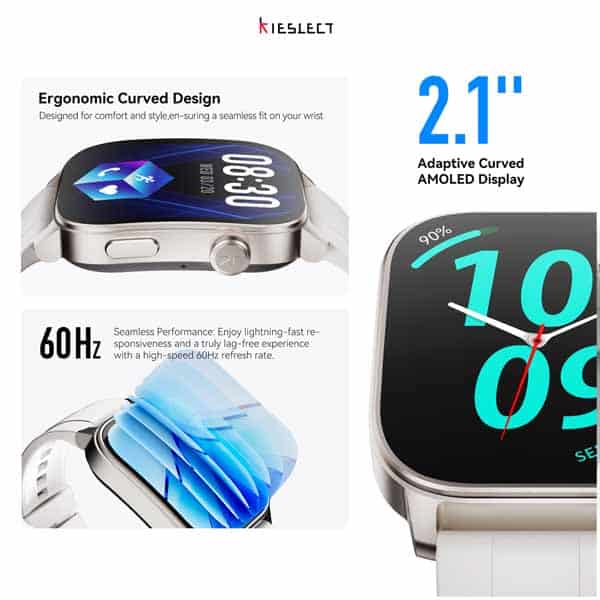 Kieslect KS3 Elite – GPS Smartwatch with HD Calling & Fitness Tracking