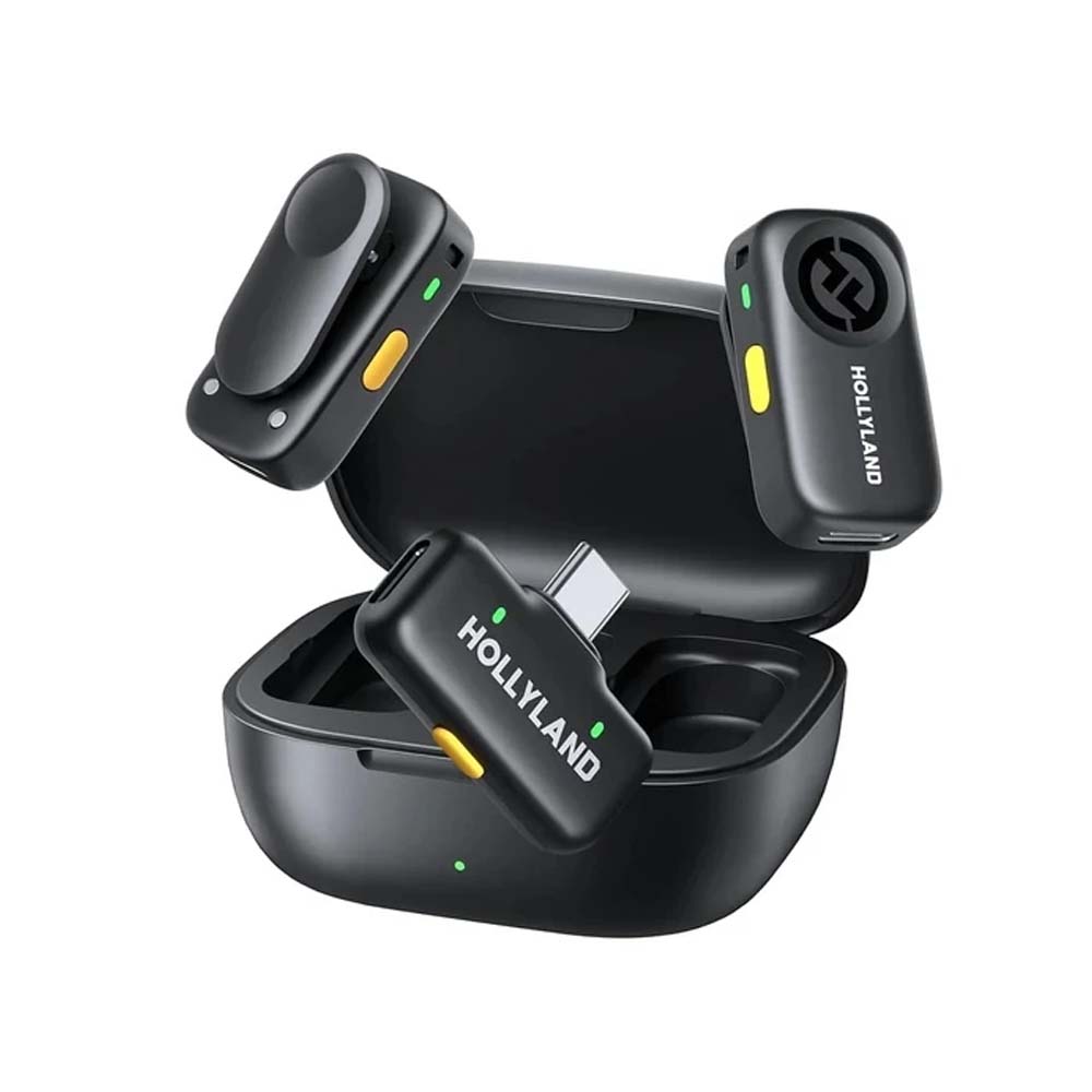 Hollyland LARK A2 Dual Wireless Microphones with Charging Case