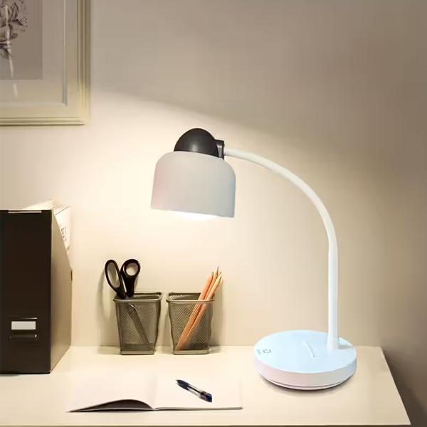LED Desk Lamp Touch Control with Adjustable Brightness & 3 Color Lighting