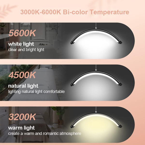 LED Moon Light HD-M6X Professional Lighting for Beauty, Makeup & Live Streaming
