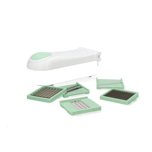 LIVARNO home Multifunction Vegetable Chopper with 6 Cutting Inserts