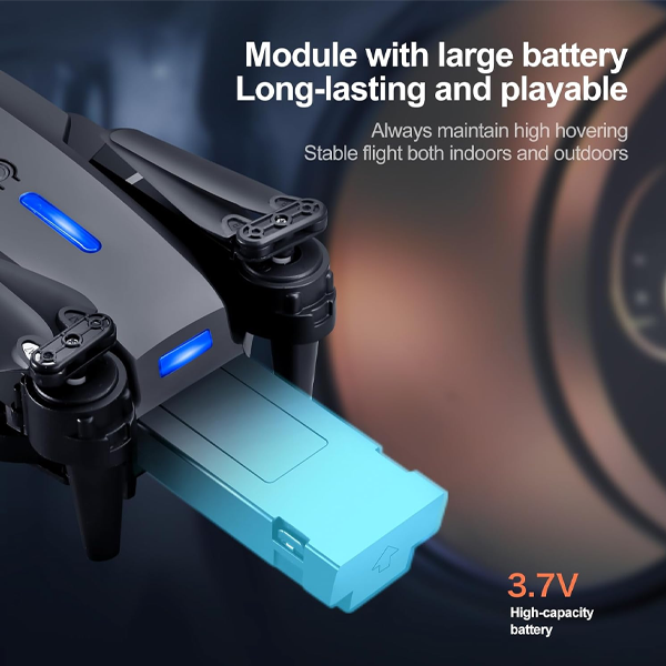 E88 Drone Built In Screen Controller 720P HD Camera