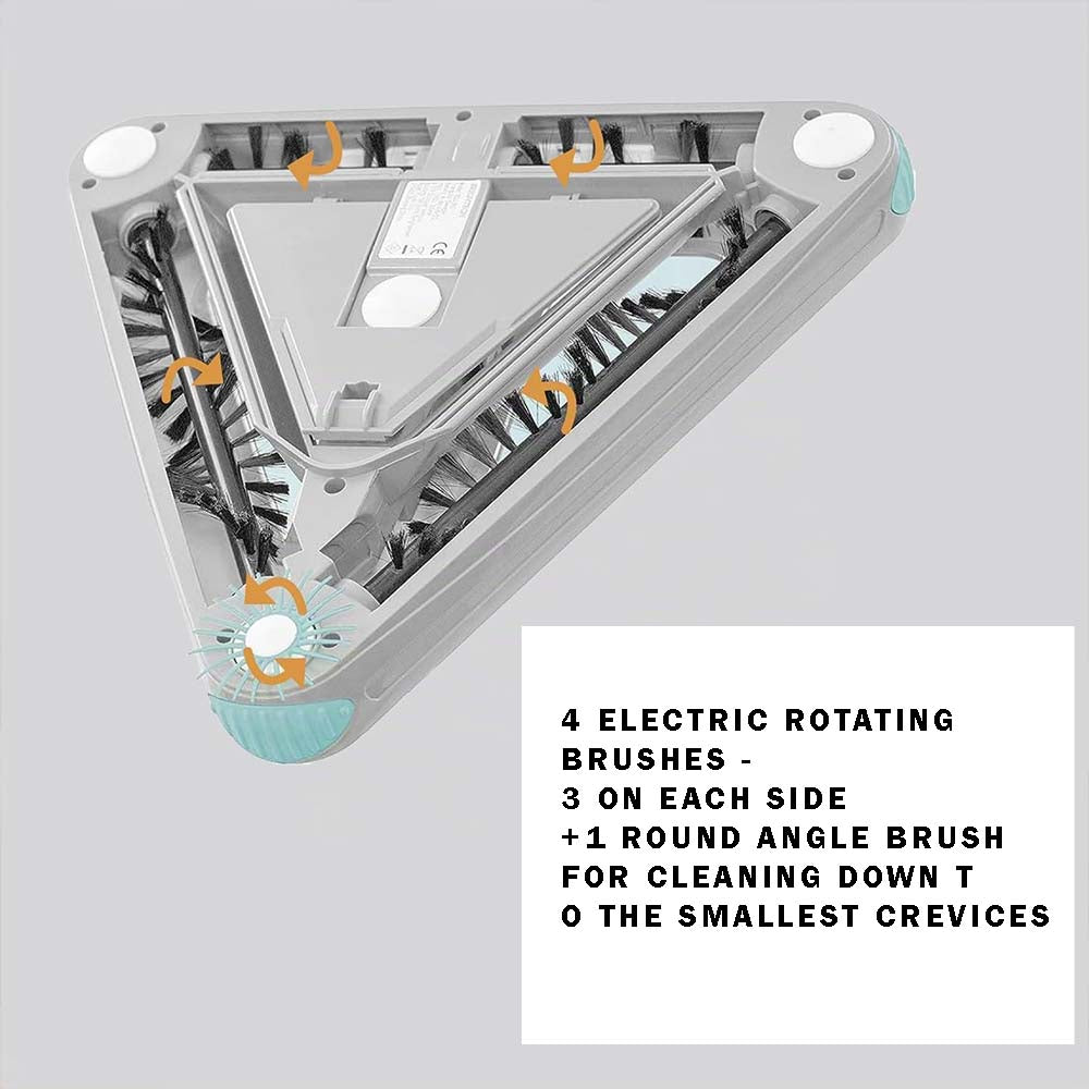 Livington Deeper Sweeper Triangular Head with 4 Rotating Brushes