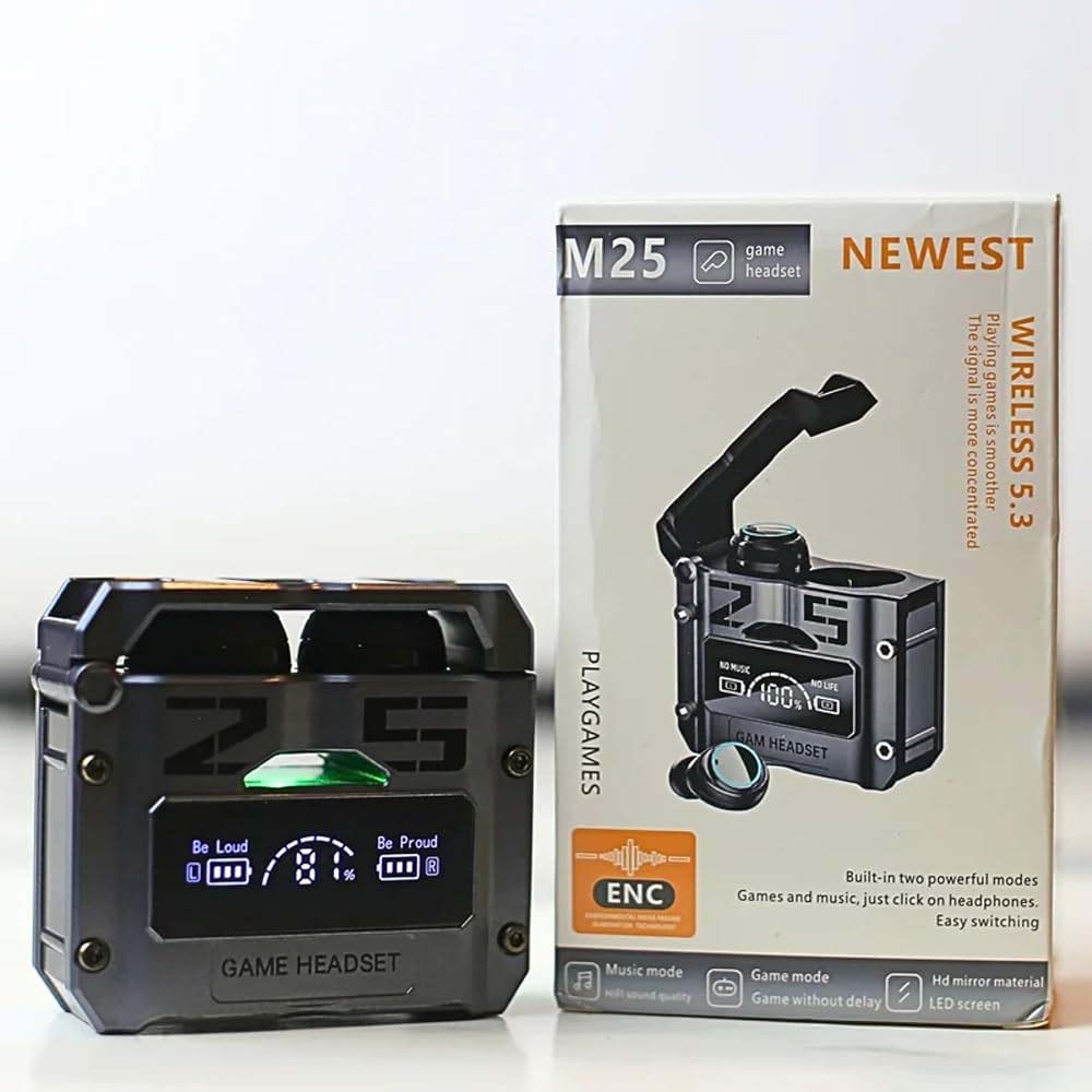 M25 TWS Gaming Earbuds with Touch Control