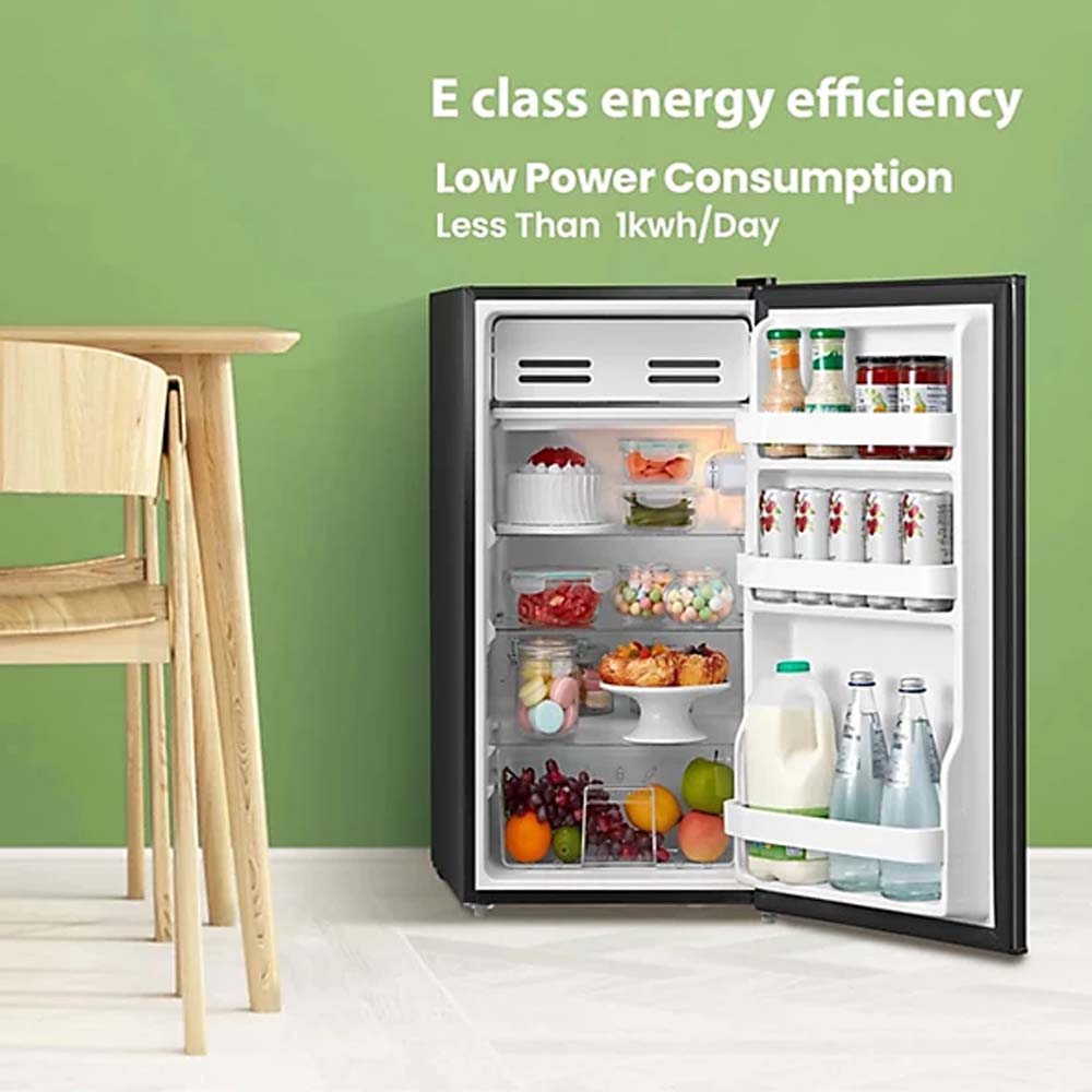 Mini Fridge 90L (5 CFT) Defrost – White Compact Refrigerator (MR-BC93W)