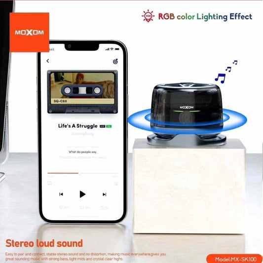 MOXOM MX-SK100 Magnetic Wireless Bluetooth Speaker