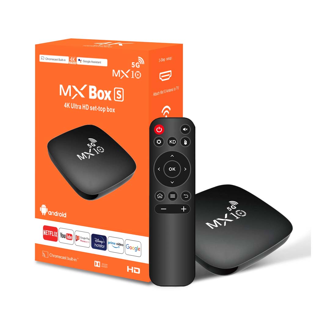 M10 5G Android 13 TV Box WiFi 6 Smart Media Player